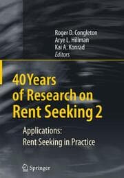Cover von 40 Years of Research on Rent Seeking 2