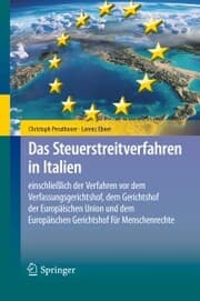 Cover von Das Steuerstreitverfahren in Italien