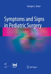 Cover von Symptoms and Signs in Pediatric Surgery