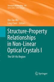 Cover von Structure-Property Relationships in Non-Linear Optical Crystals I