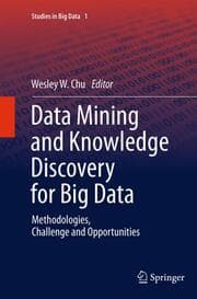 Cover von Data Mining and Knowledge Discovery for Big Data
