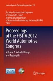 Cover von Proceedings of the FISITA 2012 World Automotive Congress