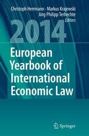 Cover von European Yearbook of International Economic Law 2014