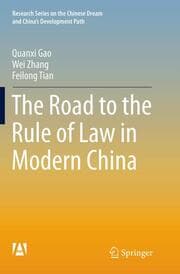 Cover von The Road to the Rule of Law in Modern China