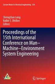 Cover von Proceedings of the 15th International Conference on Man-Machine-Environment System Engineering
