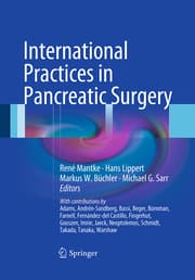 Cover von International Practices in Pancreatic Surgery