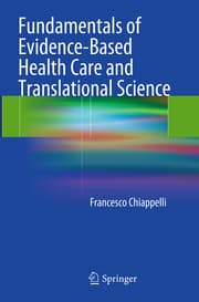 Cover von Fundamentals of Evidence-Based Health Care and Translational Science