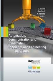 Cover von Automation, Communication and Cybernetics in Science and Engineering 2009/2010