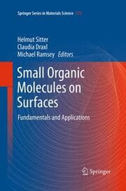 Cover von Small Organic Molecules on Surfaces
