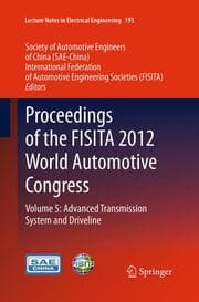 Cover von Proceedings of the FISITA 2012 World Automotive Congress