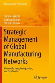 Cover von Strategic Management of Global Manufacturing Networks
