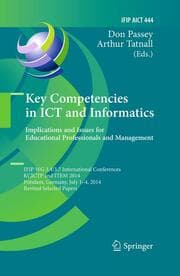 Cover von Key Competencies in ICT and Informatics: Implications and Issues for Educational Professionals and Management