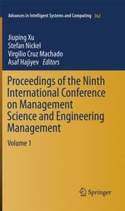 Cover von Proceedings of the Ninth International Conference on Management Science and Engineering Management