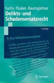 Cover von Delikts- und Schadensersatzrecht