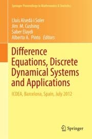 Cover von Difference Equations, Discrete Dynamical Systems and Applications