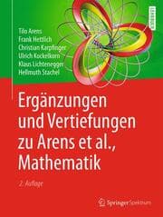 Cover von Ergänzungen und Vertiefungen zu Arens et al., Mathematik