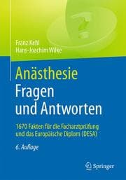 Cover von Anästhesie. Fragen und Antworten