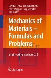 Cover von Mechanics of Materials - Formulas and Problems