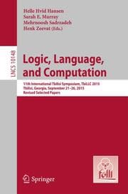 Cover von Logic, Language, and Computation
