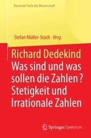 Cover von Richard Dedekind