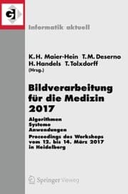 Cover von Bildverarbeitung für die Medizin 2017