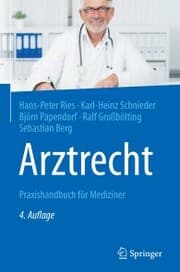 Cover von Arztrecht
