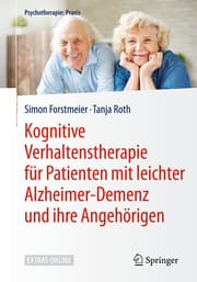 Cover von Kognitive Verhaltenstherapie für Patienten mit leichter Alzheimer-Demenz und ihre Angehörigen