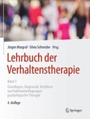 Cover von Lehrbuch der Verhaltenstherapie, Band 1