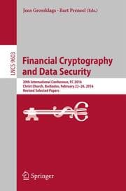 Cover von Financial Cryptography and Data Security