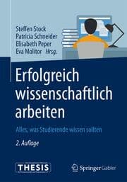 Cover von Erfolgreich wissenschaftlich arbeiten
