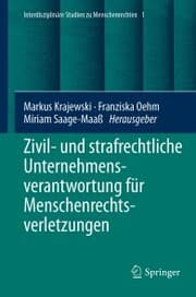 Cover von Zivil- und strafrechtliche Unternehmensverantwortung für Menschenrechtsverletzungen
