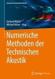 Cover von Numerische Methoden der Technischen Akustik