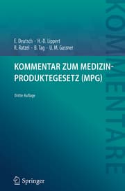 Cover von Kommentar zum Medizinproduktegesetz (MPG)