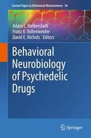 Cover von Behavioral Neurobiology of Psychedelic Drugs