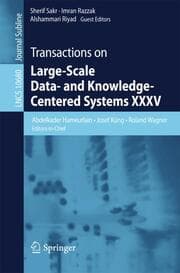 Cover von Transactions on Large-Scale Data- and Knowledge-Centered Systems XXXV