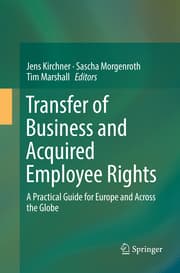 Cover von Transfer of Business and Acquired Employee Rights