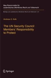 Cover von The UN Security Council Members' Responsibility to Protect