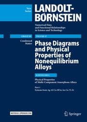 Cover von Phase Diagrams and Physical Properties of Nonequilibrium Alloys