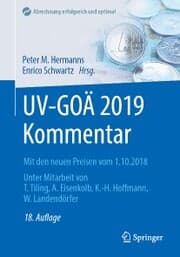 Cover von UV-GOÄ 2019 Kommentar