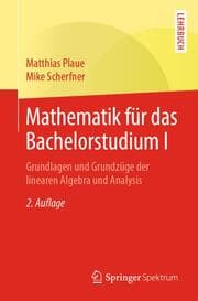 Cover von Mathematik für das Bachelorstudium I