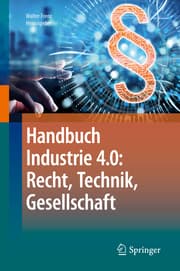 Cover von Handbuch Industrie 4.0: Recht, Technik, Gesellschaft