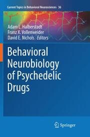 Cover von Behavioral Neurobiology of Psychedelic Drugs