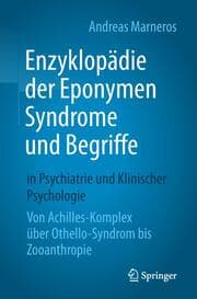 Cover von Enzyklopädie der Eponymen Syndrome und Begriffe in Psychiatrie und Klinischer Psychologie