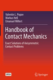 Cover von Handbook of Contact Mechanics