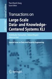 Cover von Transactions on Large-Scale Data- and Knowledge-Centered Systems XLI
