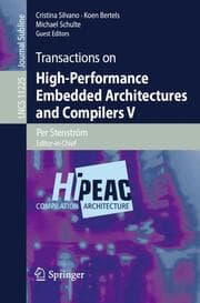 Cover von Transactions on High-Performance Embedded Architectures and Compilers V