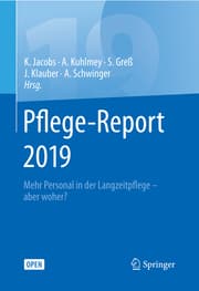 Cover von Pflege-Report 2019