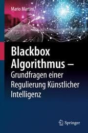 Cover von Blackbox Algorithmus - Grundfragen einer Regulierung Künstlicher Intelligenz