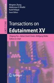 Cover von Transactions on Edutainment XV