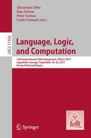 Cover von Language, Logic, and Computation